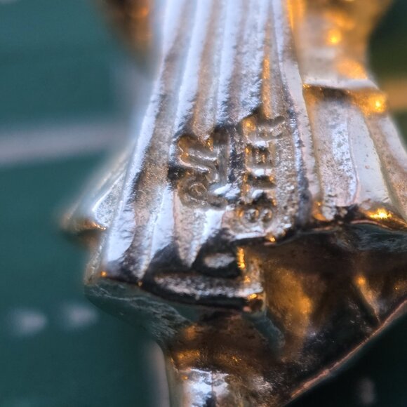 Vintage Sterling Silver Scottish Highland Dancer Pendant (360 degree sculpted) - Picture 4 of 5